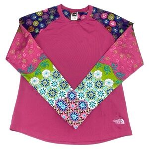The North Face Magenta Compression/Rashguard Size Large Vaporwick